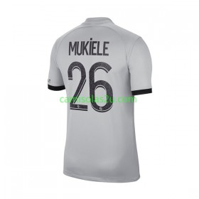 Camisolas de futebol Paris Saint-Germain Mukiele 26 Equipamento Alternativa 2022/23 Manga Curta